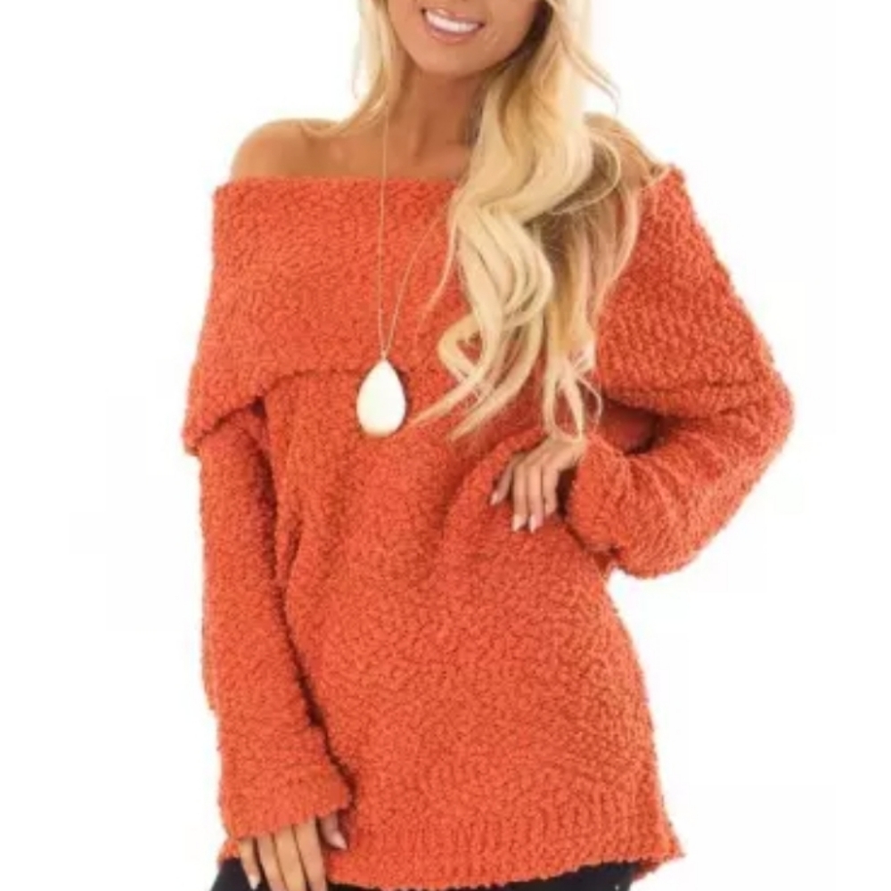 Orange Sexy/Comfy Sweater